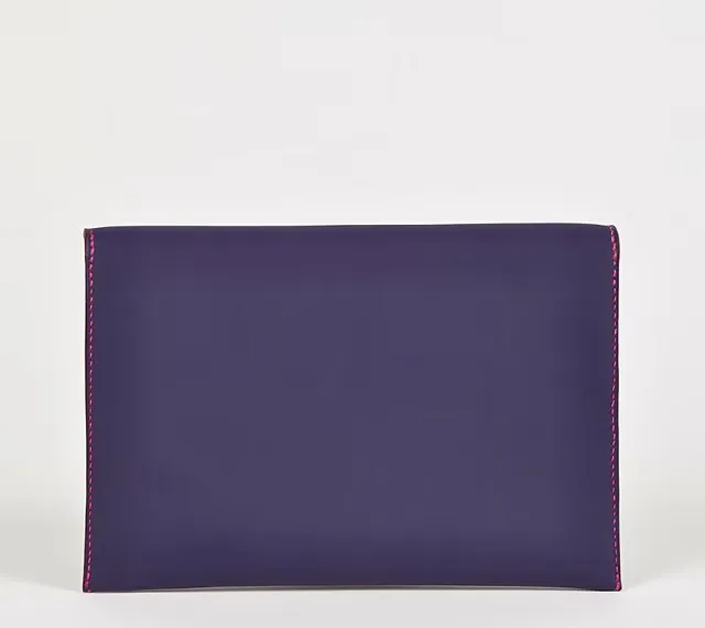 Pochette Benoite — Vue de dos, maroquinerie Atelier Idéal