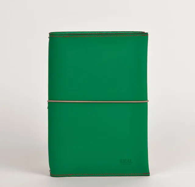 Couverture de carnet Claire — Vue de face, maroquinerie Atelier Idéal