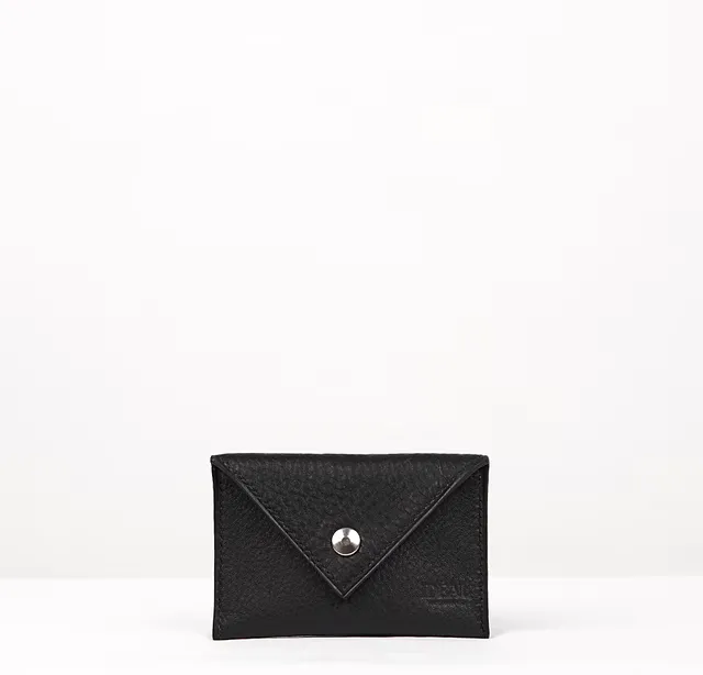 Pochette Porte-cartes Benoite — Vue de face, maroquinerie Atelier Idéal
