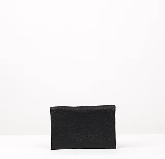 Pochette Porte-cartes Benoite — Vue de dos, maroquinerie Atelier Idéal