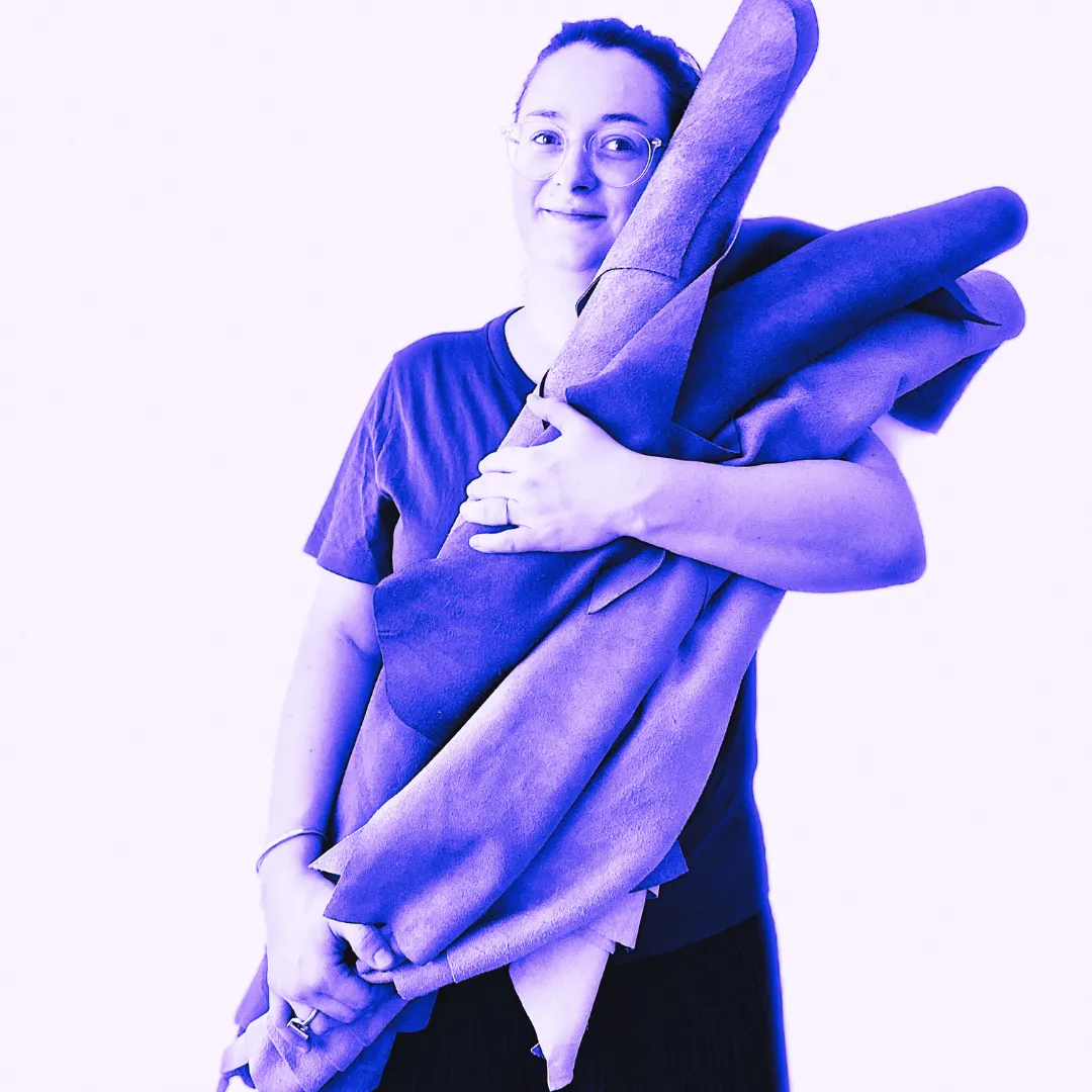 Rouleaux de cuir dans l'atelier